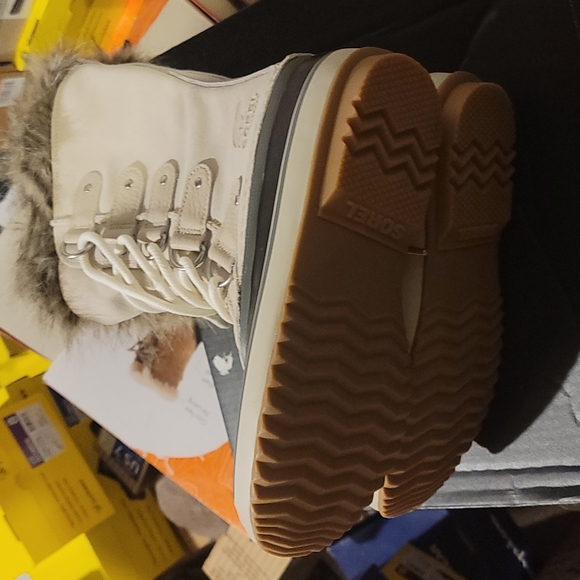 Sorel JOAN OF ARCTIC Boots: Dark Stone/Sea Salt - Picture 5 of 8